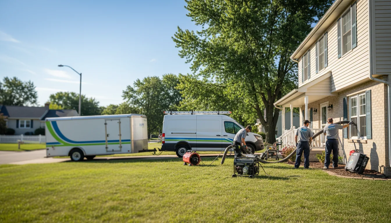 Flooded Basement Restoration And Cleanup With Repair in Birmingham, MI near me